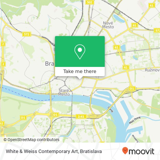 White & Weiss Contemporary Art mapa