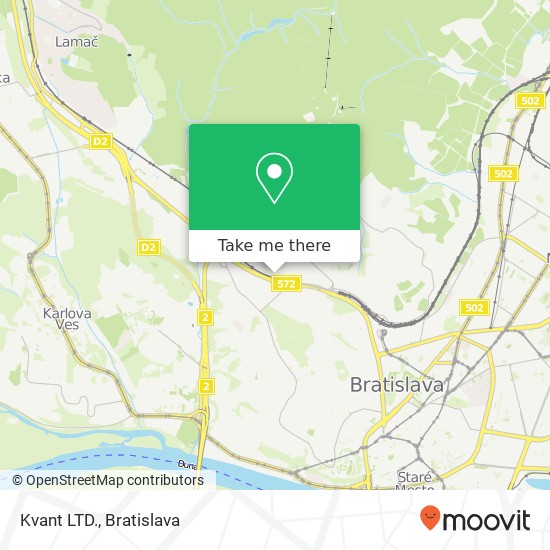 Kvant LTD. mapa