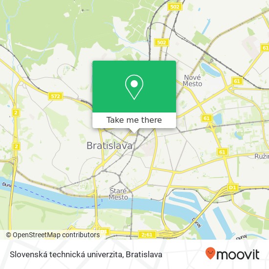 Slovenská technická univerzita mapa