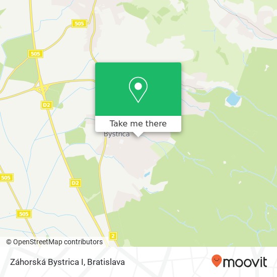 Záhorská Bystrica I mapa