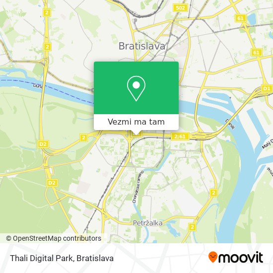 Thali Digital Park mapa