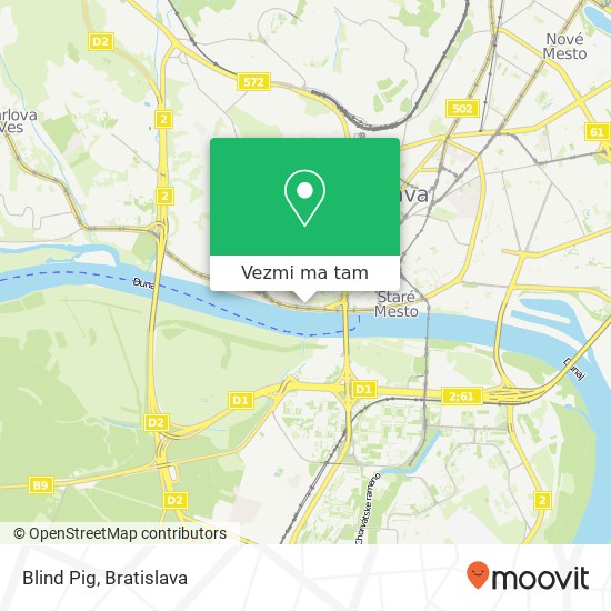 Blind Pig mapa