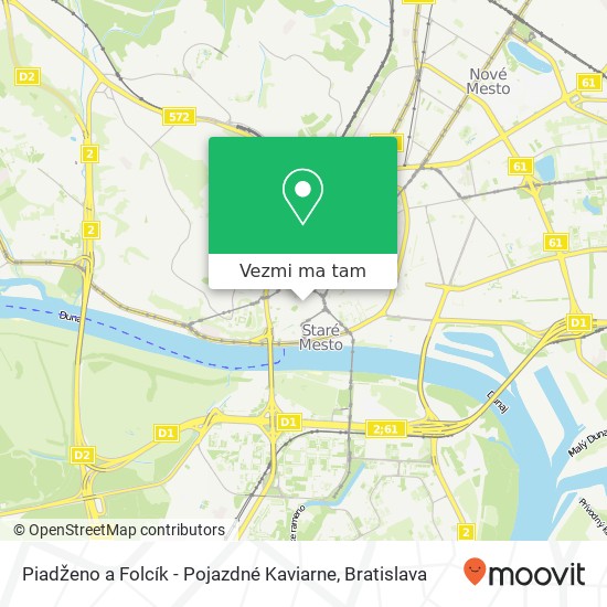 Piadženo a Folcík - Pojazdné Kaviarne, Primaciálne námestie 811 01 Bratislava mapa