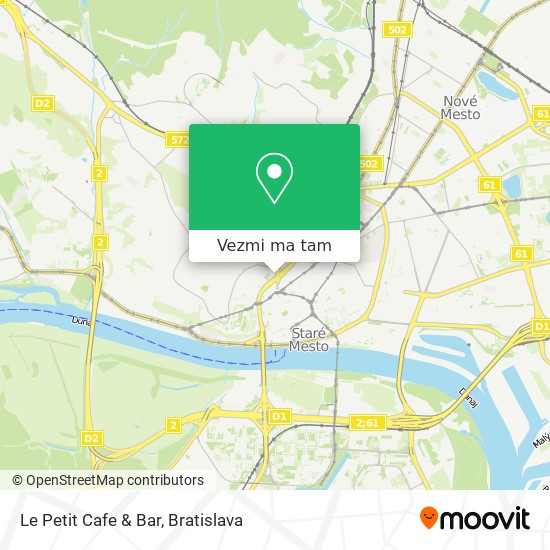 Le Petit Cafe & Bar mapa