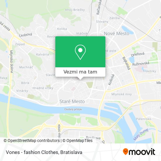 Vones - fashion Clothes mapa