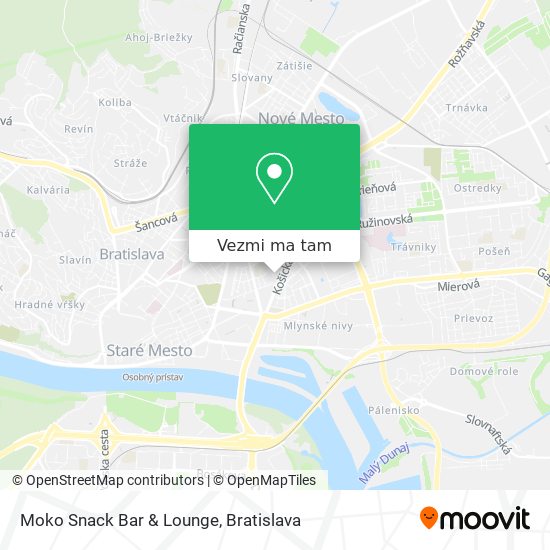 Moko Snack Bar & Lounge mapa