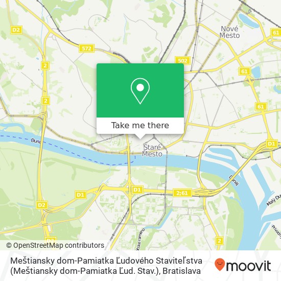 Meštiansky dom-Pamiatka Ľudového Staviteľstva (Meštiansky dom-Pamiatka Ľud. Stav.) mapa