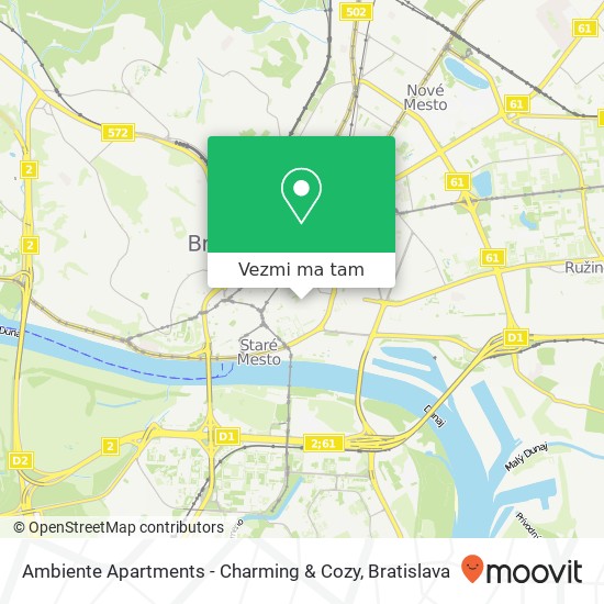Ambiente Apartments - Charming & Cozy mapa