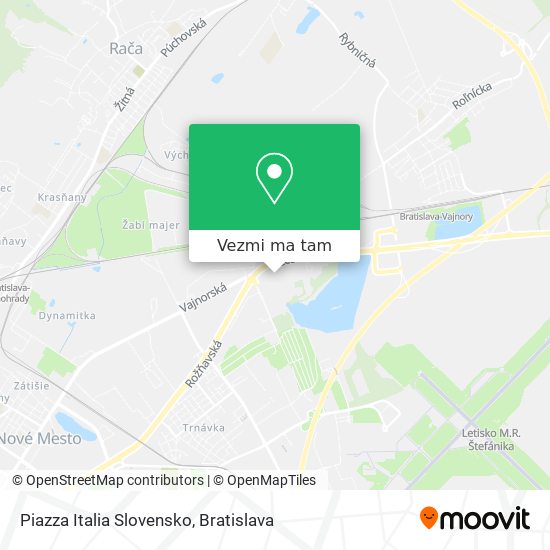 Piazza Italia Slovensko mapa