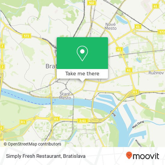 Simply Fresh Restaurant mapa