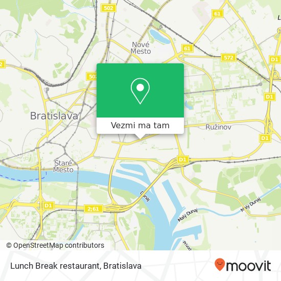 Lunch Break restaurant mapa