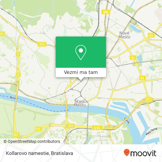 Kollarovo namestie mapa