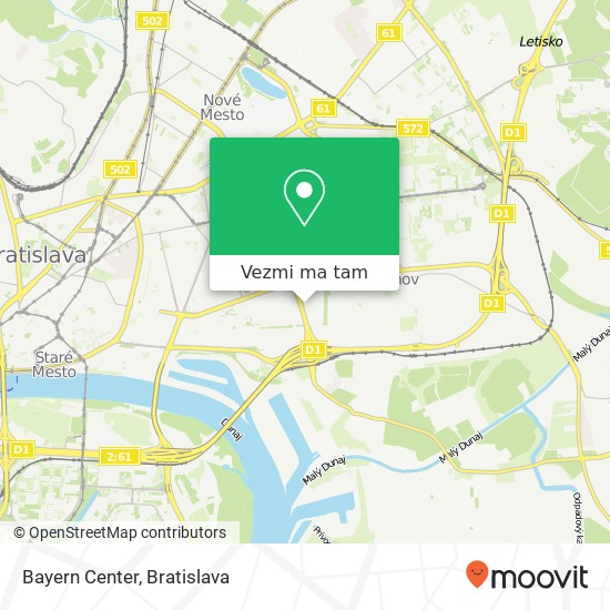 Bayern Center mapa
