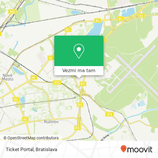 Ticket Portal mapa