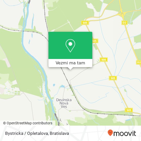 Bystricka / Opletalova mapa