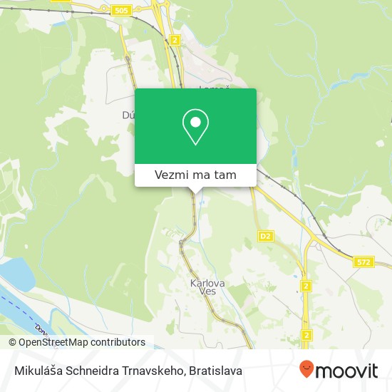 Mikuláša Schneidra Trnavskeho mapa