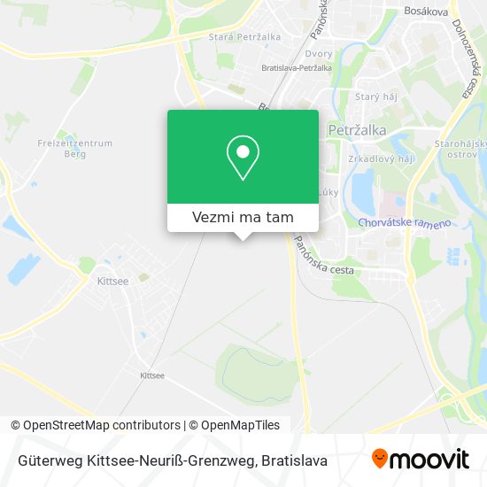 Güterweg Kittsee-Neuriß-Grenzweg mapa