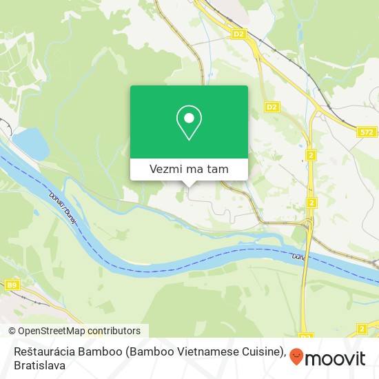 Reštaurácia Bamboo (Bamboo Vietnamese Cuisine) mapa