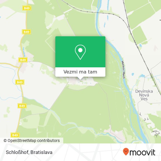 Schloßhof mapa