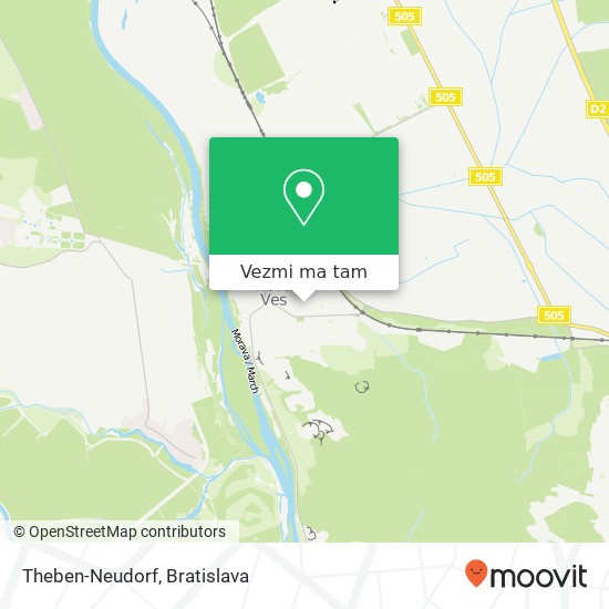 Theben-Neudorf mapa