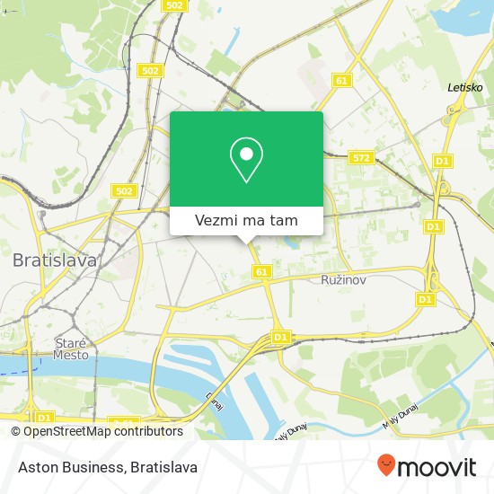 Aston Business mapa