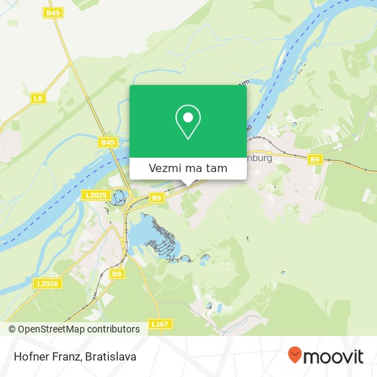 Hofner Franz mapa