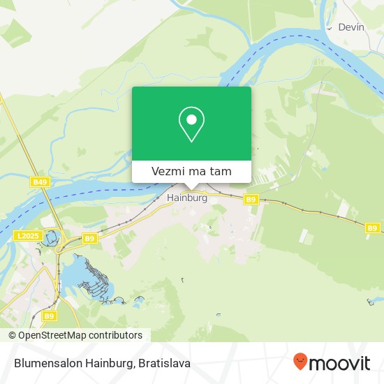 Blumensalon Hainburg mapa