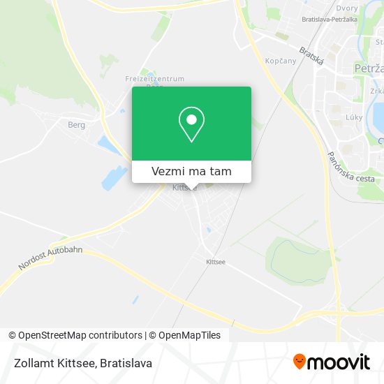 Zollamt Kittsee mapa