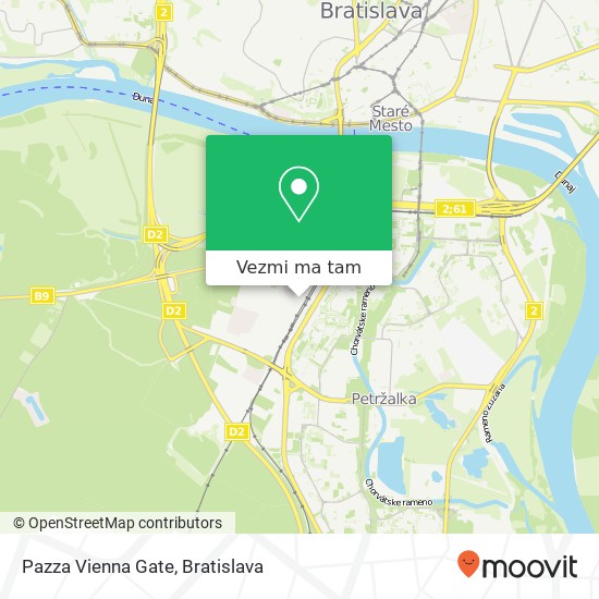 Pazza Vienna Gate mapa