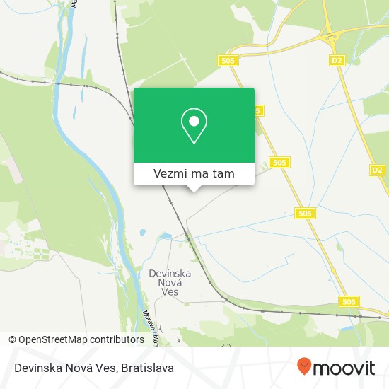 Devínska Nová Ves mapa