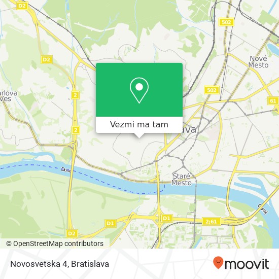 Novosvetska 4 mapa