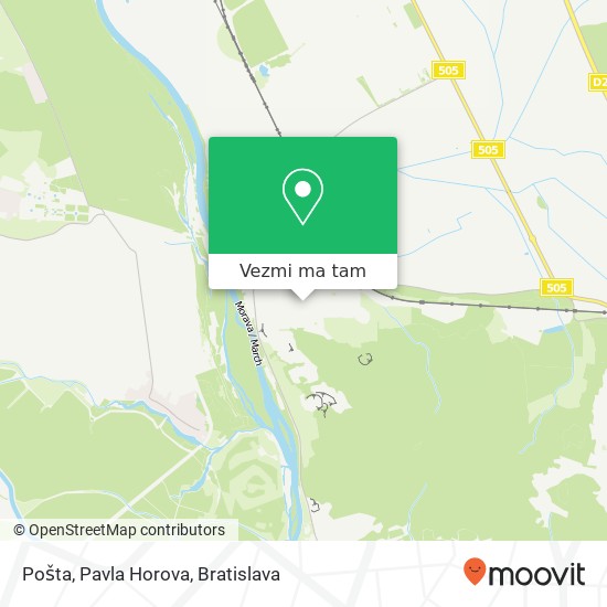 Pošta, Pavla Horova mapa