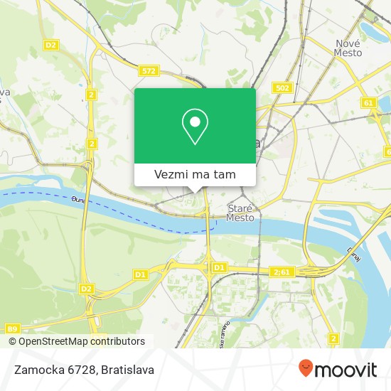 Zamocka 6728 mapa