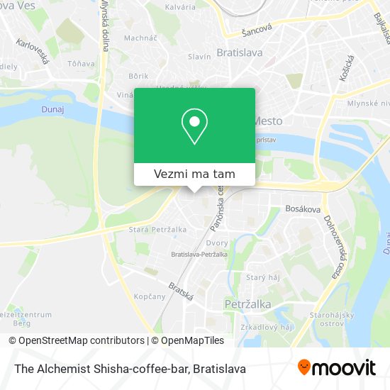 The Alchemist Shisha-coffee-bar mapa