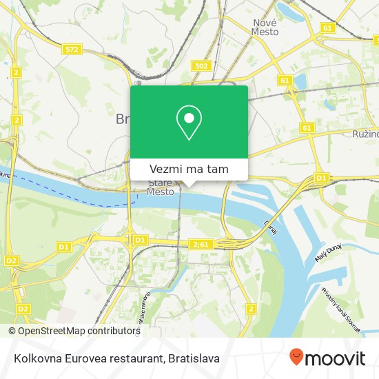 Kolkovna Eurovea restaurant, Pribinova 811 09 Bratislava mapa