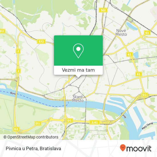 Pivnica u Petra, Obchodná 66 811 06 Bratislava mapa