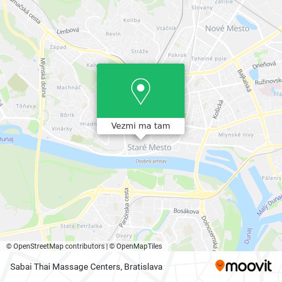 Sabai Thai Massage Centers mapa
