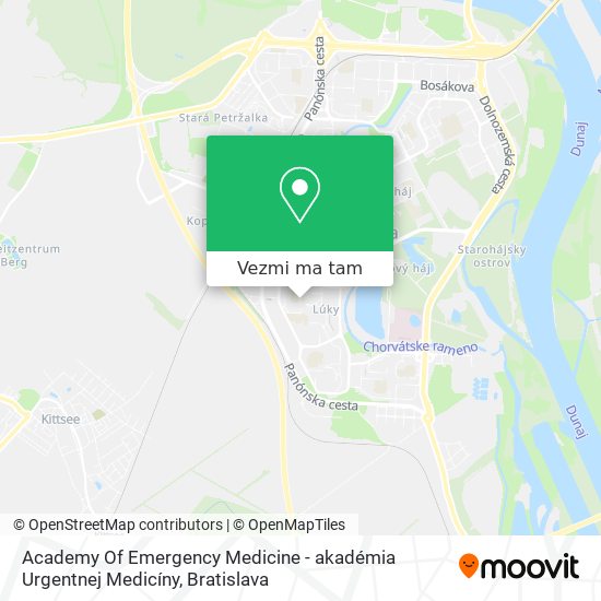 Academy Of Emergency Medicine - akadémia Urgentnej Medicíny mapa