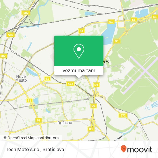 Tech Moto s.r.o. mapa