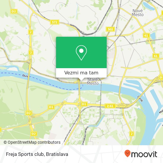 Freja Sports club mapa