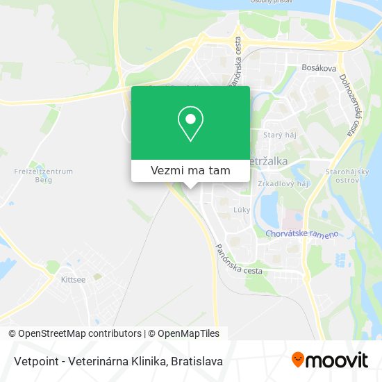 Vetpoint - Veterinárna Klinika mapa