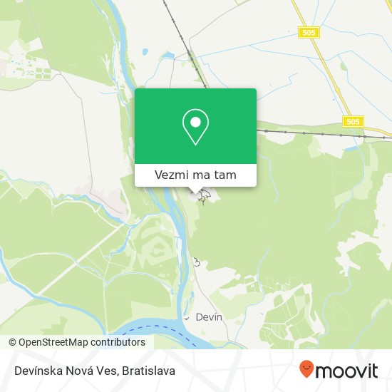 Devínska Nová Ves mapa