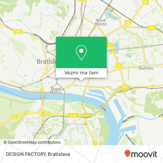 DESIGN FACTORY mapa