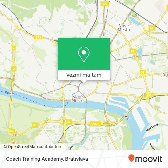 Coach Training Academy mapa