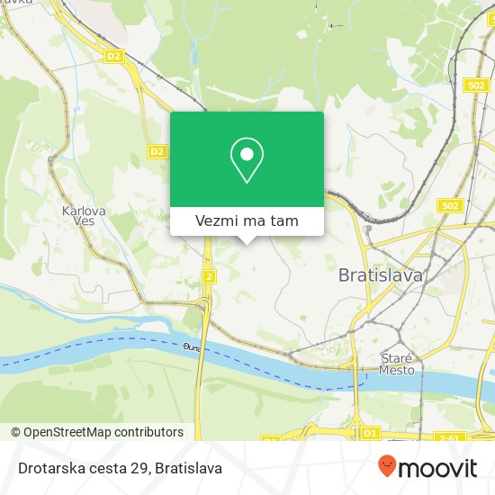 Drotarska cesta 29 mapa