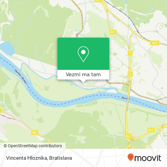 Vincenta Hloznika mapa