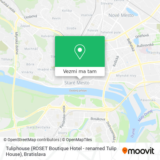 Tuliphouse (ROSET Boutique Hotel - renamed Tulip House) mapa