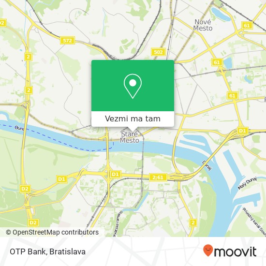 OTP Bank mapa