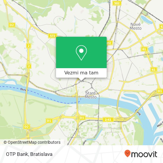 OTP Bank mapa