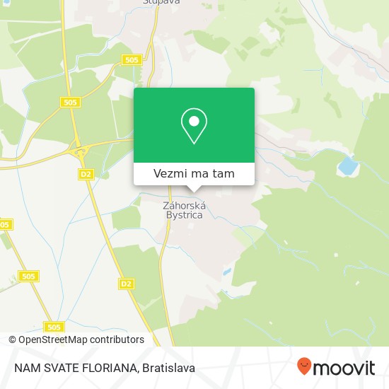 NAM SVATE FLORIANA mapa